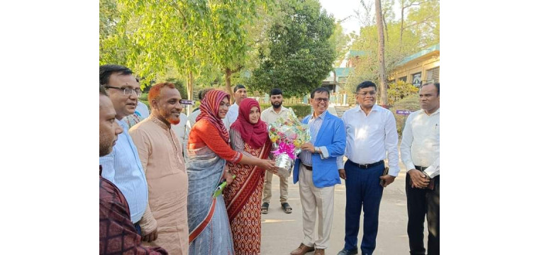 গোমস্তাপুরে পরিদর্শনে রাজশাহী বিভাগীয় কমিশনার  