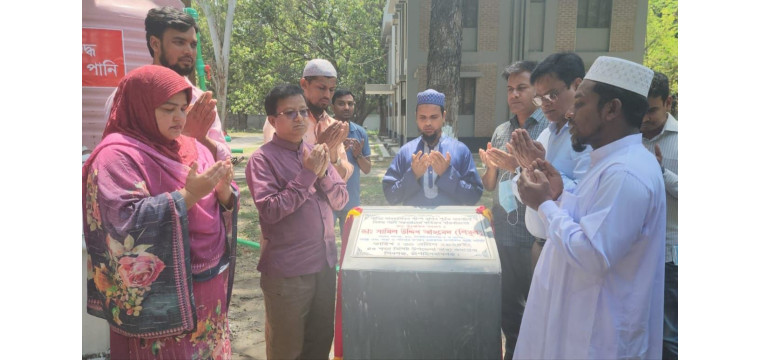 শিবগঞ্জ স্বাস্থ্য কমপ্লেক্সে বিশুদ্ধ পানির পাম্প স্থাপন
