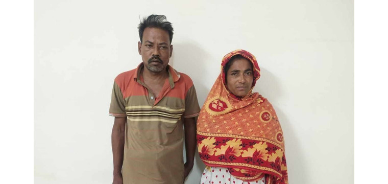 রাজশাহীর ১৯ নং ওয়ার্ডের কুখ্যাত মাদক সম্রাজী শ্যামলী, স্বামী খায়রুল আটক 