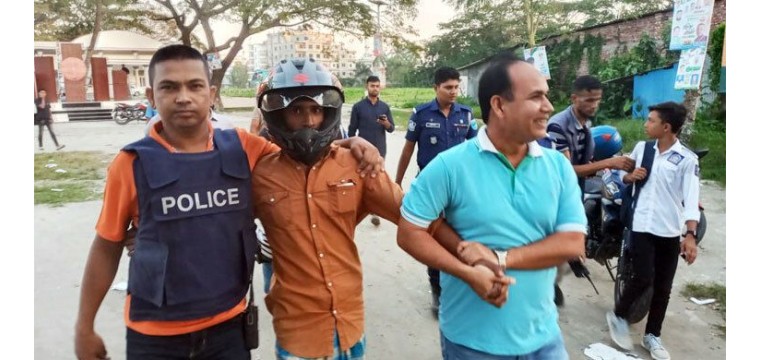 হাজতখানা থেকে পালানোর একঘণ্টার মধ্যে গ্রেফতার আসামি