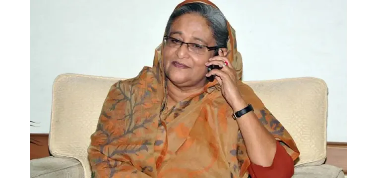 শেখ হাসিনার নতুন ফোনালাপ ফাঁস, নিজেকে প্রধানমন্ত্রী দাবি