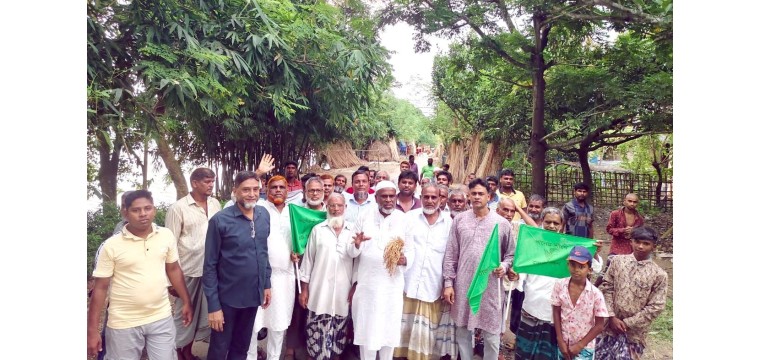 শিবগঞ্জে শাহজাহান মিঞার পক্ষে গণসংযোগ