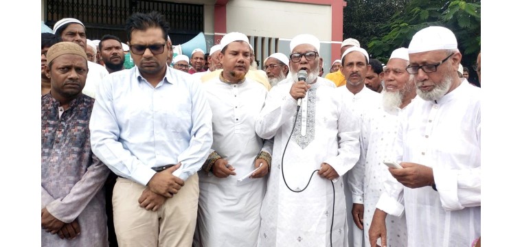 শিবগঞ্জে বীরমুক্তিযোদ্ধা আশরাফুল মাস্টার রাষ্ট্রীয় মর্যাদায় সমাহিত