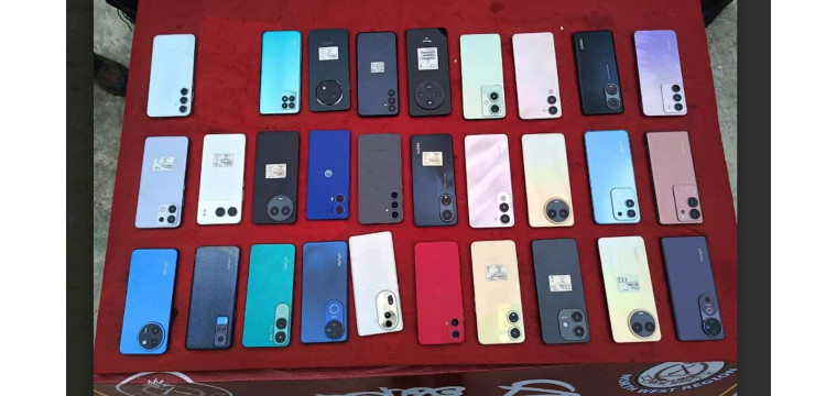 চাঁপাইনবাবগঞ্জ সীমান্তে ২৯টি ভারতীয় মোবাইল জব্দ