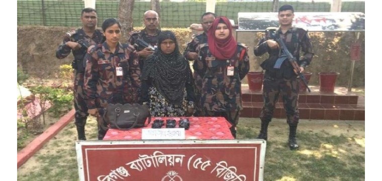হবিগঞ্জে ৬ হাজার ইয়াবাসহ নারী আটক