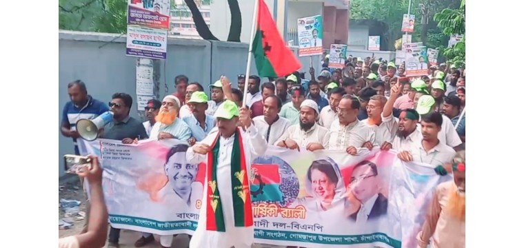 আব্দুস সালাম তুহিনের উদ্যোগে গোমস্তাপুরে বিএনপির ৪৭ তম প্রতিষ্ঠাবার্ষিকী পালিত
