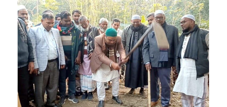 শিবগঞ্জে হাফেজিয়া মাদ্রাসা-ইয়াতিমখানার ভিত্তিপ্রস্তর স্থাপন