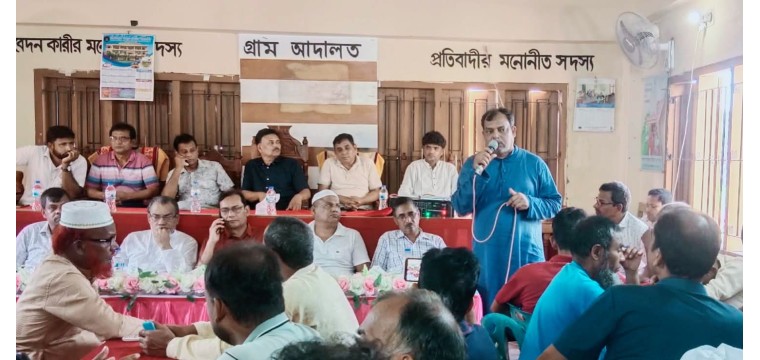 নাচোল ইউপি চেয়ারম্যানের সাথে ইউনিয়নবাসীর মতবিনিময় সভা অনুষ্ঠিত
