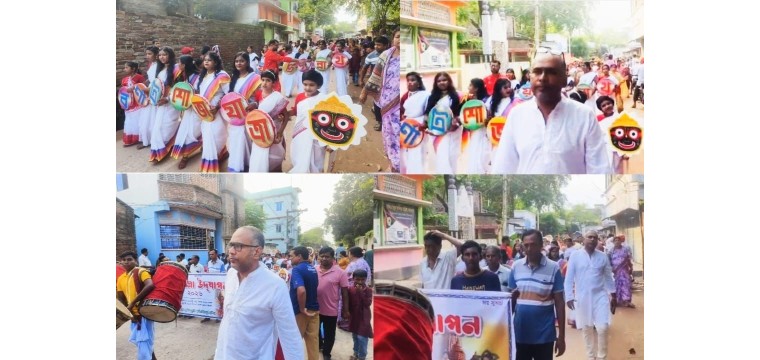উল্টো রথ টানার মধ্য দিয়ে শেষ হলো জগন্নাথ দেবের রথযাত্রা, হাজার ভক্তের বর্ণাঢ্য র‍্যালি