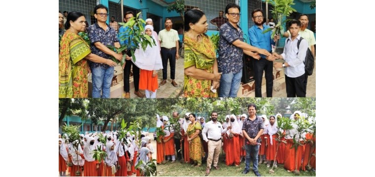 ব্র্যাকের উদ্যোগে চাঁপাইনবাবগঞ্জে ১৩ হাজারের বেশি গাছের চারা বিতরণ কর্মসূচি